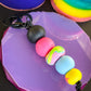 Chaos Polymer Clay Key/Bag Chain