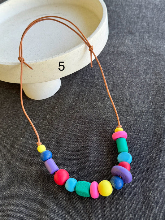 Polymer Clay Necklace (5)