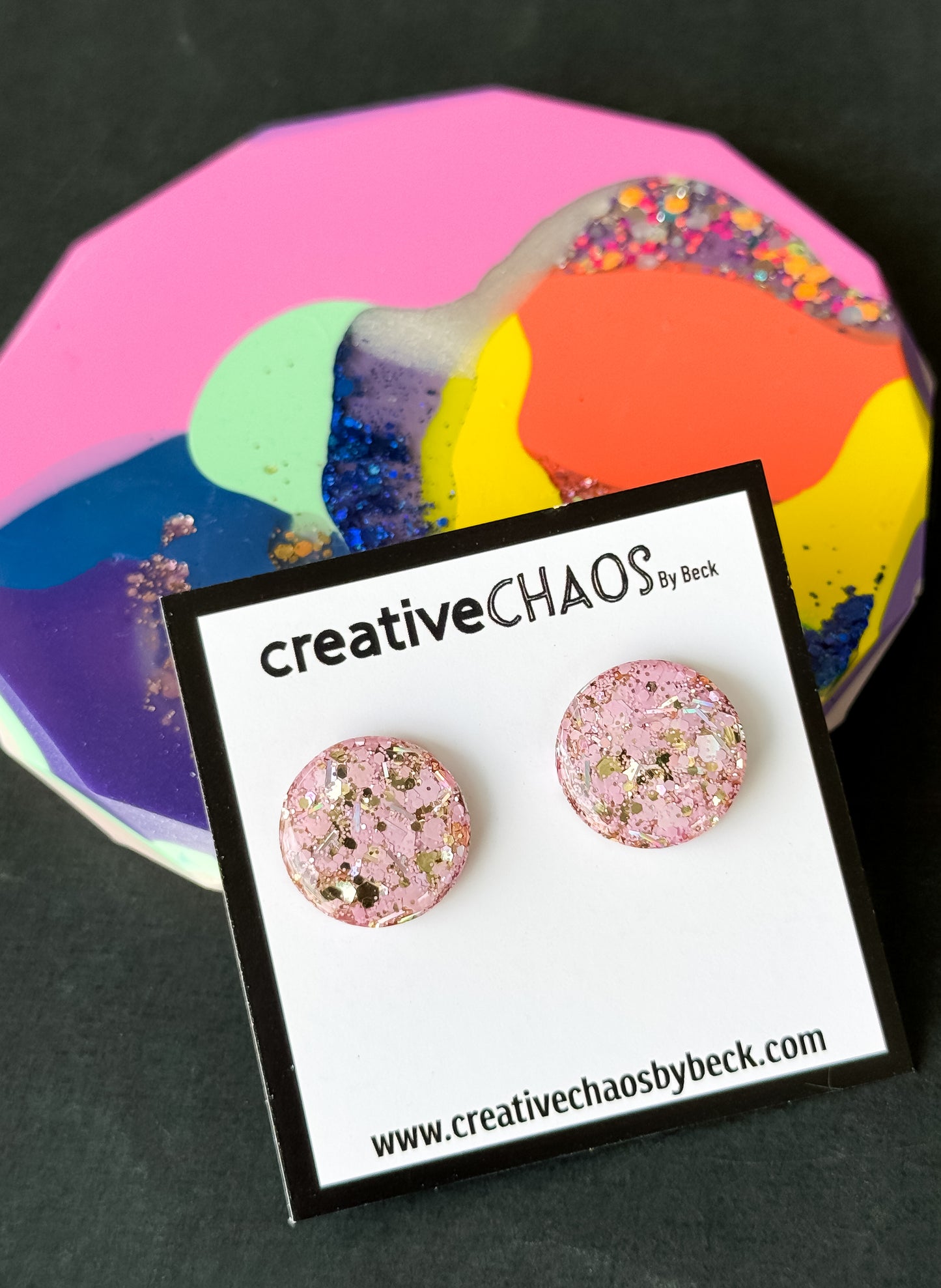 Glitter Medium Stud (40)