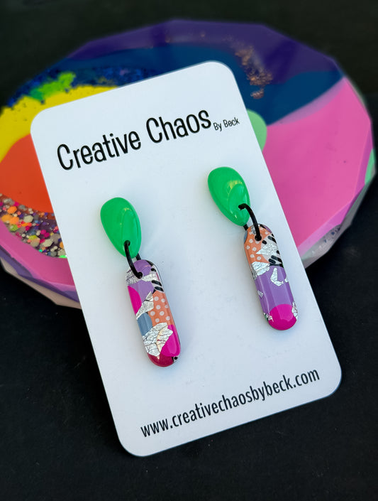 Polymer Clay Dangle Earrings