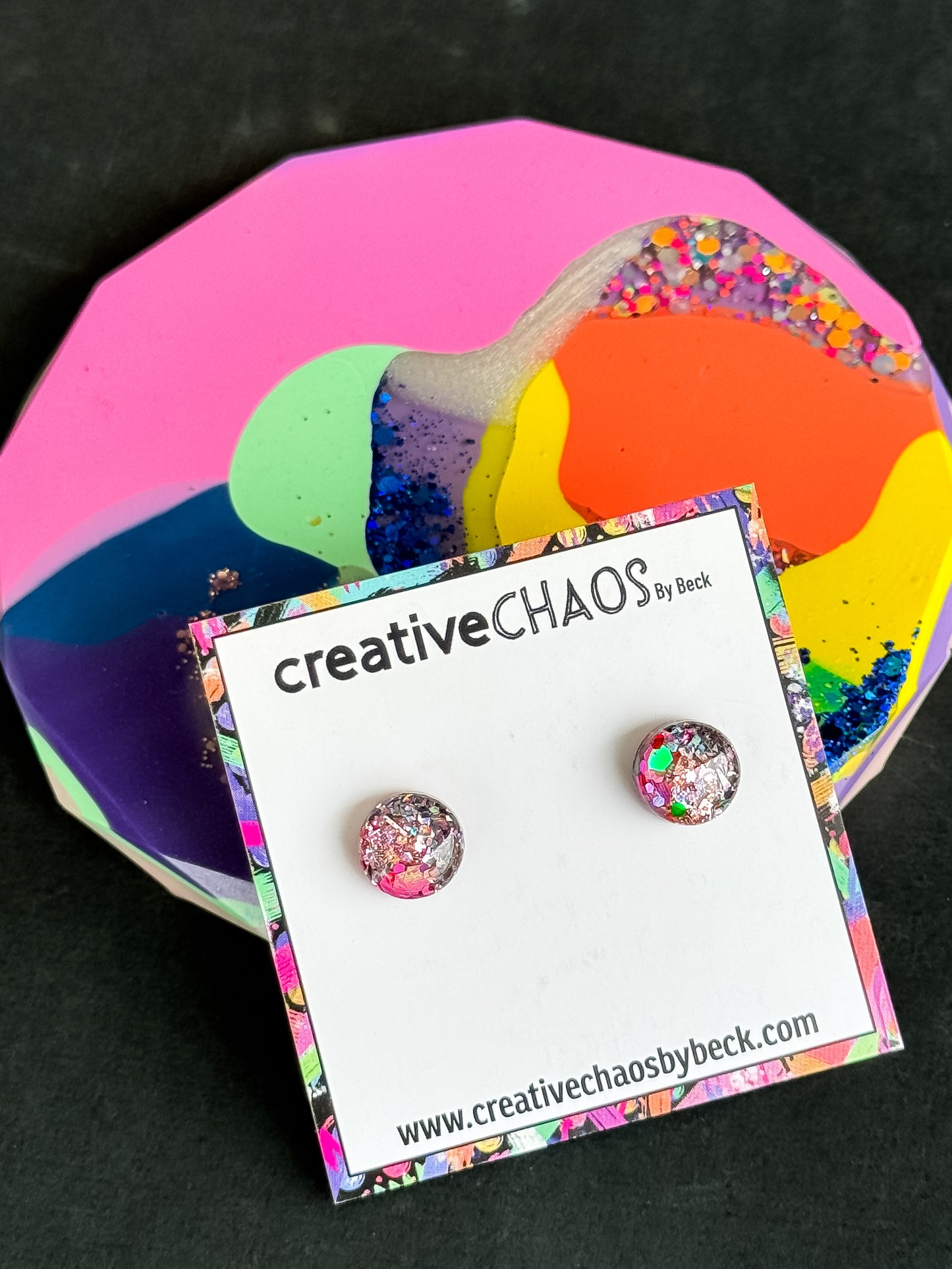 Glitter Mini Stud (1)