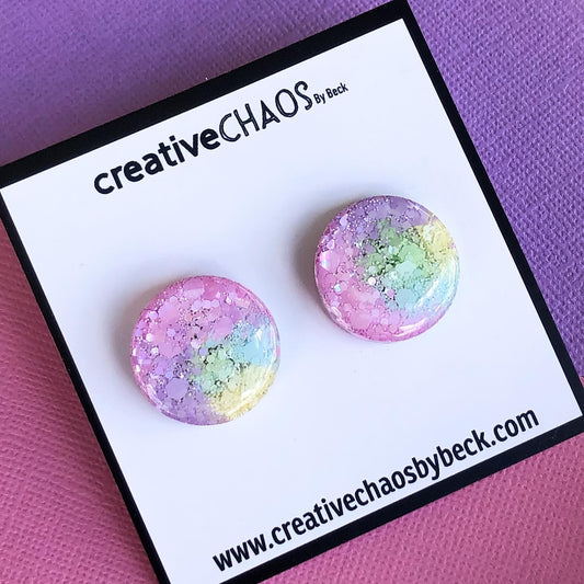 Fairy Floss Medium  Stud